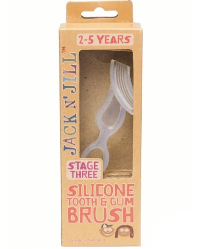 zdjęcie produktu Jack N'Jill silikonowa szczoteczka do masażu zębów i dziąseł stage 3 2-5 lat 1 sztuka