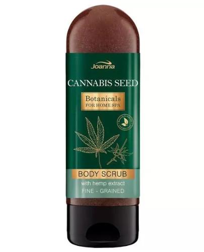 podgląd produktu Joanna Botanicals Cannabis Seed Body Scrub, drobnoziarnisty peeling do ciała z ekstraktem z konopi 200 g