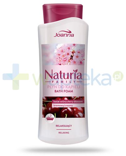 podgląd produktu Joanna Naturia Family kremowy płyn do kąpieli z kwiatem wiśni 750 ml