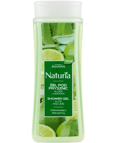 podgląd produktu Joanna Naturia żel pod prysznic aloes i limonka 300 ml
