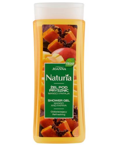 podgląd produktu Joanna Naturia żel pod prysznic mango i papaja 300 ml