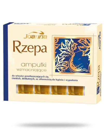 podgląd produktu Joanna Rzepa ampułki wzmacniające do włosów przetłuszczających się 4x 10 ml