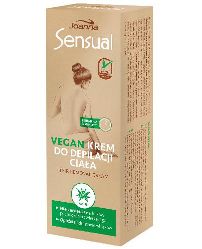 podgląd produktu Joanna Sensual Vegan krem do depilacji ciała 100 g