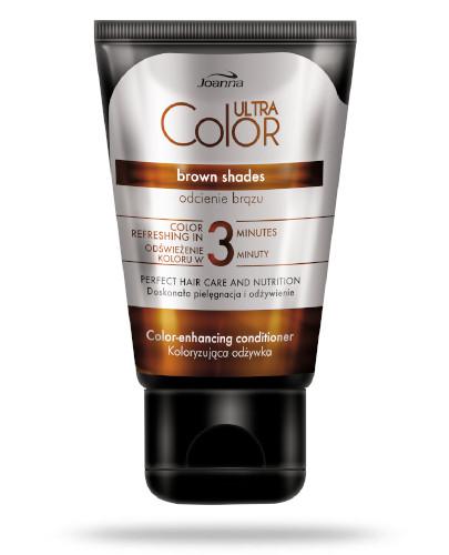 podgląd produktu Joanna Ultra Color odcienie brązu koloryzująca odżywka 100 g