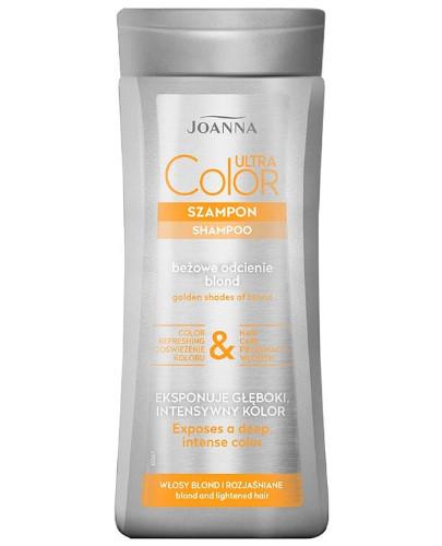 podgląd produktu Joanna Ultra Color szampon do włosów beżowy blond 200 ml