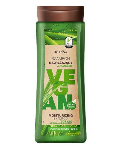 podgląd produktu Joanna Vegan szampon nawilżający z aloesem 300 ml