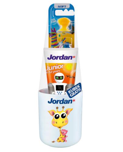 zdjęcie produktu Jordan Junior pasta dla dzieci 6-12 lat 50 ml + szczoteczka + kubek [ZESTAW]