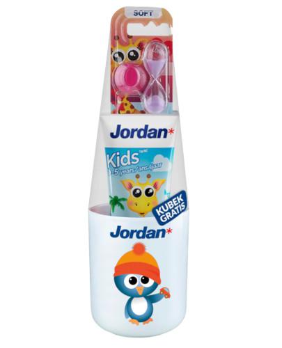 zdjęcie produktu Jordan Kids pasta dla dzieci 0-5 lat 50 ml + szczoteczka + kubek [ZESTAW]
