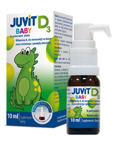 Juvit Baby D3 Krople Doustne Z Pompką 10 Ml