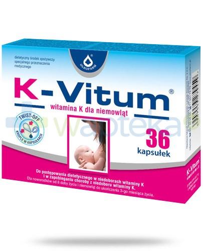 K Vitum Witamina K Dla Niemowląt 36 Kapsułek