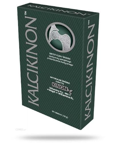 Kalcikinon Witamina D3 Wapń Witamina K2 Pozyskiwana Z Natto 60 Tabletek