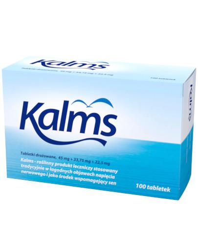 podgląd produktu Kalms 45 mg + 33,75 mg + 22,5 mg 100 tabletek