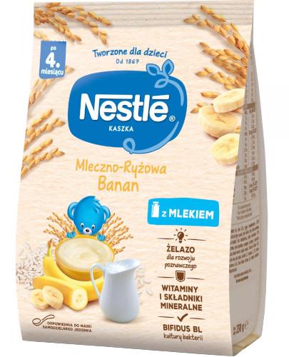 zdjęcie produktu Kaszka mleczno-ryżowa Nestlé banan po 4 miesiącu 230 g  