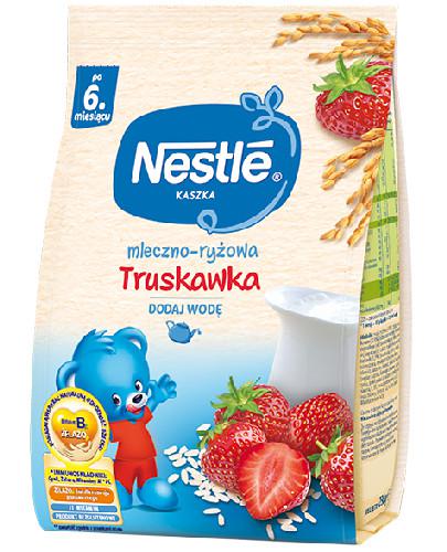 podgląd produktu Kaszka mleczno-ryżowa Nestlé truskawka po 6 miesiącu 230 g
