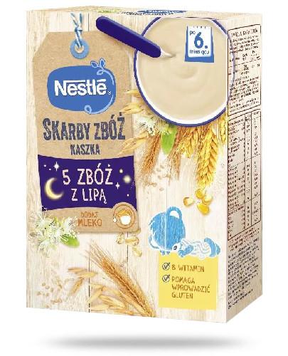 podgląd produktu Kaszka Nestlé Radosny Brzuszek 5 zbóż z lipą po 6 miesiącu 250 g
