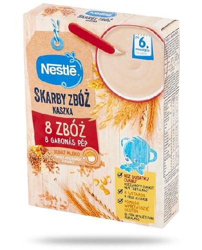 podgląd produktu Kaszka Nestlé Radosny Brzuszek 8 zbóż po 6 miesiącu 250 g