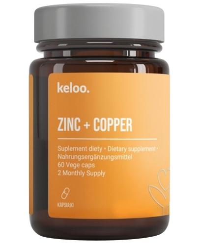 podgląd produktu Keloo Zinc + Copper (cynk + miedź) 60 kapsułek