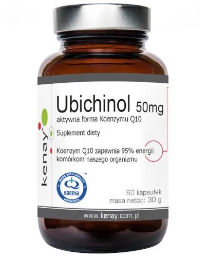 podgląd produktu Kenay Ubichinol 50 mg aktywna forma Koenzymu Q10 60 kapsułek