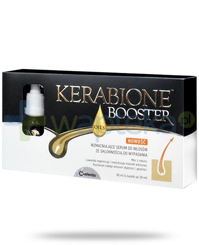 podgląd produktu Kerabione Booster Oils wzmacniające serum do włosów ze skłonnością do wypadania 4x 20 ml
