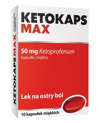zdjęcie produktu Ketokaps Max 50 mg 10 kapsułek