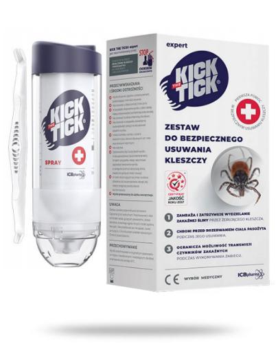 zdjęcie produktu Kick The Tick Expert zestaw do bezpiecznego usuwania kleszczy 9 ml + przyrząd do usuwania kleszczy 1 sztuka