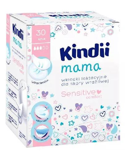 zdjęcie produktu Kindii mama wkładki laktacyjne dla skóry wrażliwej 30 sztuk