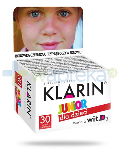 podgląd produktu Klarin Junior da dzieci 6+ 30 tabletek 