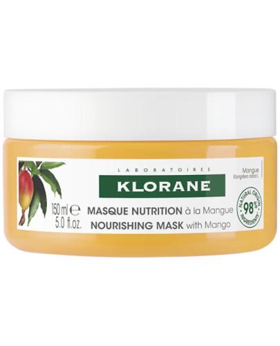 podgląd produktu Klorane maska na bazie masła mangowego 150 ml