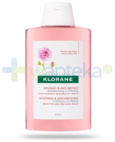 zdjęcie produktu Klorane szampon łagodząco-kojący na bazie wyciągu z piwonii 200 ml