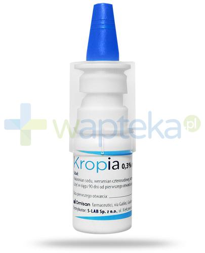 podgląd produktu Kropia 0,3% nawilżające krople do oczu 10 ml