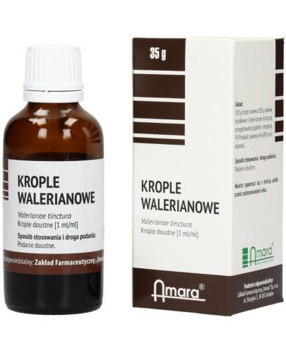 podgląd produktu Krople walerianowe 35 g Amara