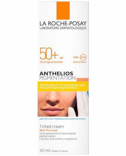 podgląd produktu La Roche Posay Anthelios SPF50+ Pigmentation krem barwiący przeciw przebarwieniom 50 ml