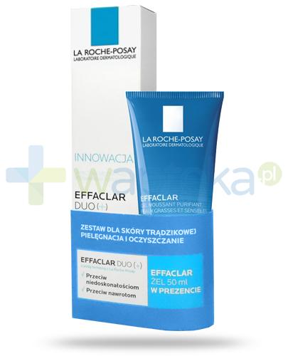 podgląd produktu La Roche Posay Effaclar Duo+ krem zwalczający niedoskonałości i przebarwienia potrądzikowe 40 ml + La Roche Effaclar żel oczyszczający 50 ml [ZESTAW]