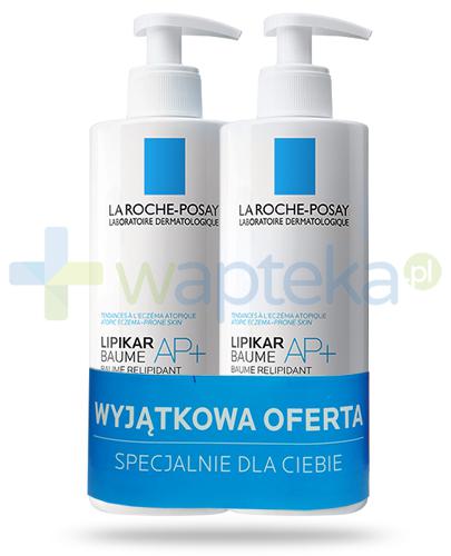 podgląd produktu La Roche Posay Lipikar Baume AP+ balsam uzupełniający poziom lipidów, skóra atopowa 2x 400 ml