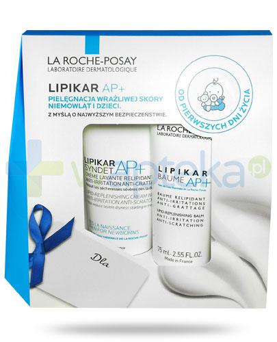 podgląd produktu La Roche Posay Lipikar Syndet AP+ krem myjący uzupełniający poziom lipidów 100 ml + La Roche Lipikar AP+ balsam uzupełniający poziom lipidów 75 ml [ZESTAW]