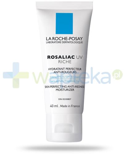 zdjęcie produktu La Roche Posay Rosalic UV Riche krem SPF15 redukujący zaczerwienienia do cery suchej 40 ml