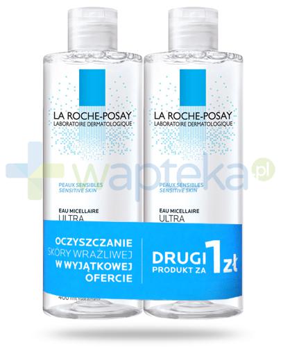 podgląd produktu La Roche Posay Ultra płyn micelarny do skóry wrażliwej 2x 400 ml [DWUPAK]