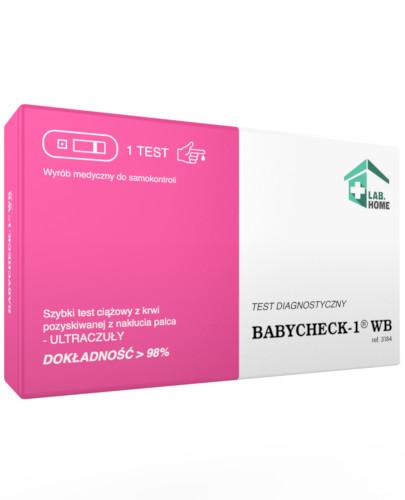 podgląd produktu LabHome Babycheck-1 WB test ciążowy z krwi 1 sztuka