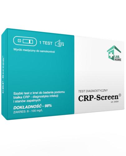 podgląd produktu CRP-Screen, ultraczuły (8-100 mg/L) test CRP z krwi 1 sztuka LabHome
