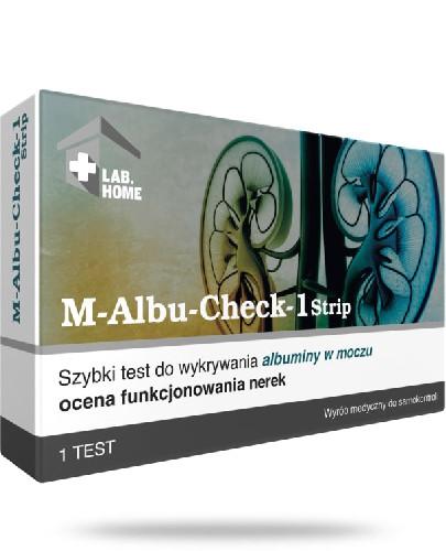 podgląd produktu LabHome M-Albu-Check test do wykrywania albuminy w moczu 1 sztuka 