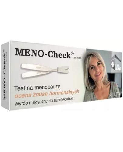 podgląd produktu LabHome Meno Check test strumieniowy do oceny zmian hormonalnych 2 sztuki