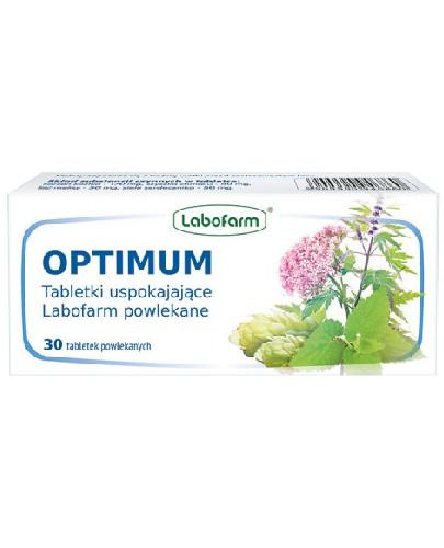 zdjęcie produktu Labofarm Optimum tabletki uspokajające 30 tabletek powlekanych
