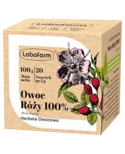 podgląd produktu Labofarm Owoc róży herbata owocowa 20 saszetek