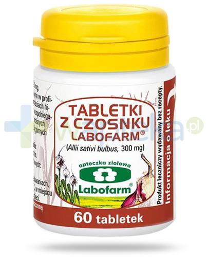 zdjęcie produktu Labofarm tabletki z czosnku 300 mg 60 tabletek