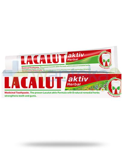 podgląd produktu Lacalut Activ Herbal pasta do zębów 75 ml