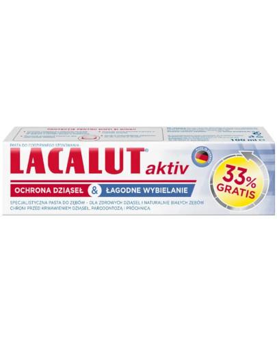 podgląd produktu Lacalut Aktiv ochrona dziąseł & łagodne wybielanie 100 ml
