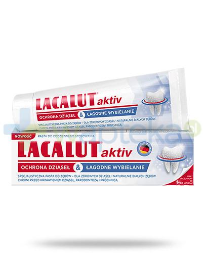 podgląd produktu Lacalut Aktiv ochrona dziąseł & łagodne wybielanie 75 ml