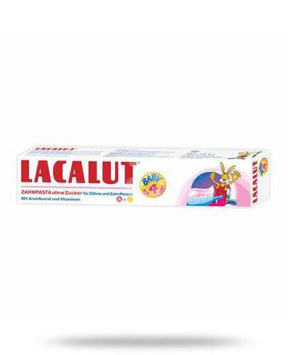 podgląd produktu Lacalut Baby pasta do zębów dla dzieci od 0-4 lat 50 ml 