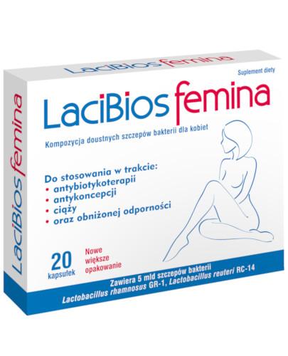 podgląd produktu LaciBios Femina 20 kapsułek