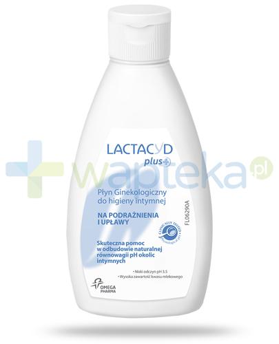 podgląd produktu Lactacyd Plus+ płyn ginekologiczny do higiey intymnej na podrażnienia i upławy 200 ml